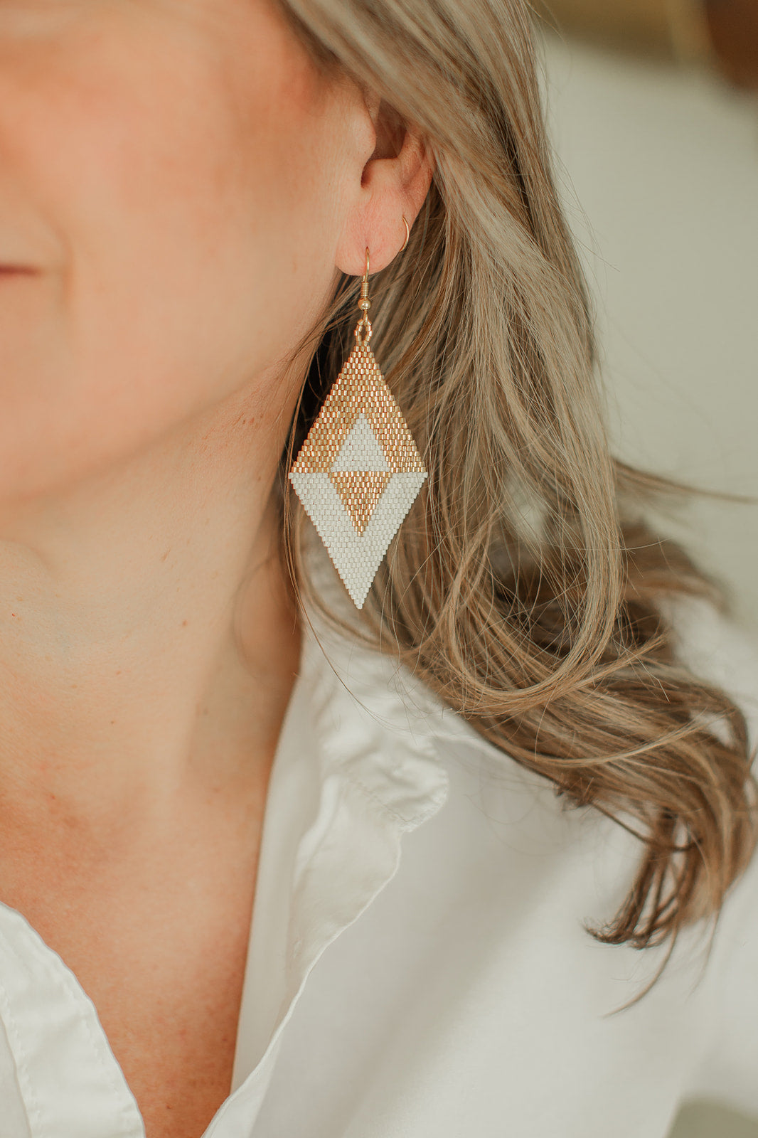 Flipped Triangle Earrings