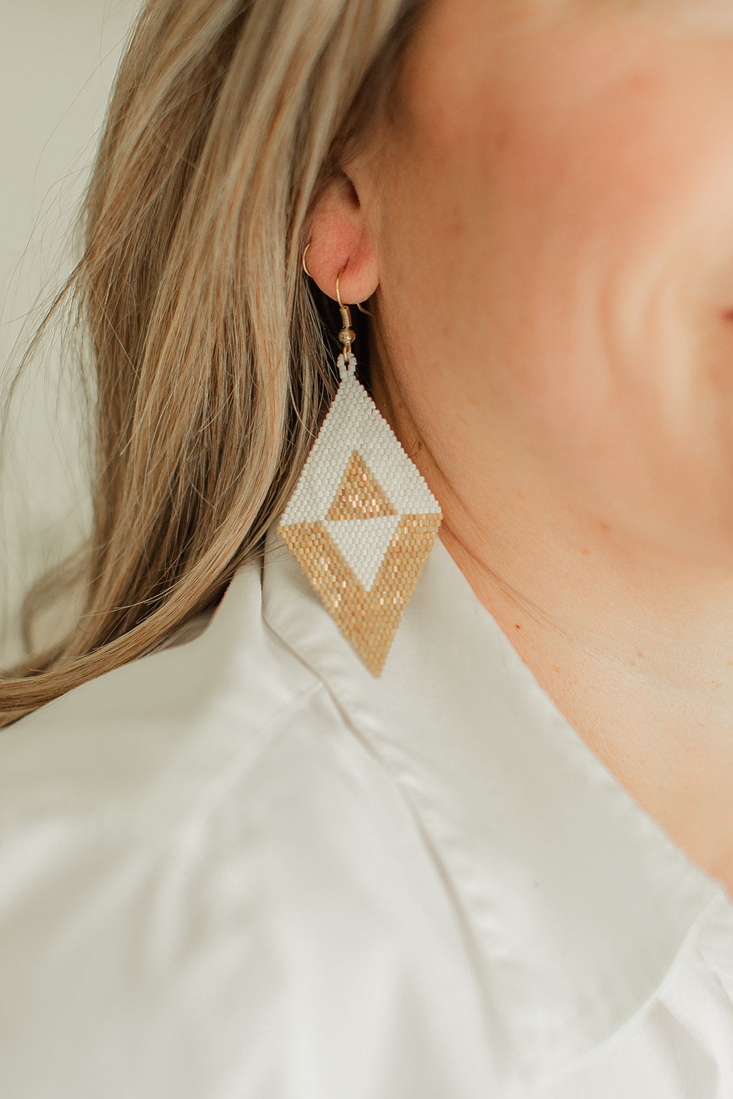 Flipped Triangle Earrings