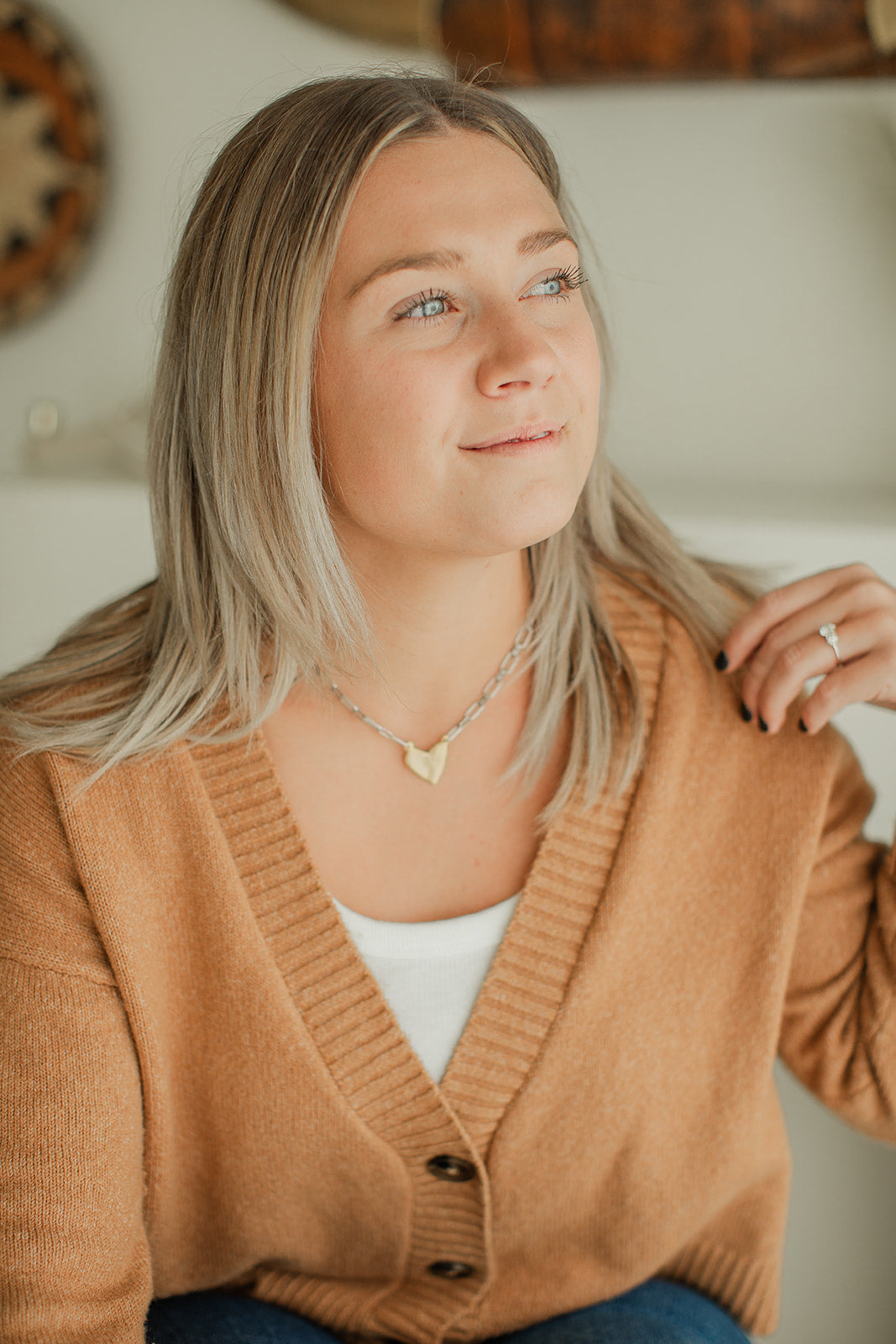 Heart of Gold Mixed Metal Necklace